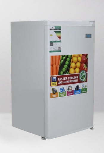 [92] Aljazierah CRONY Refrigerator mini bar 92 Liters 3.2 Cu.ft model CMRF-101 W-الجزيرة ثلاجة كروني باب واحد سعة 92 ليتر 3.2 قدم موديل CMRF-101