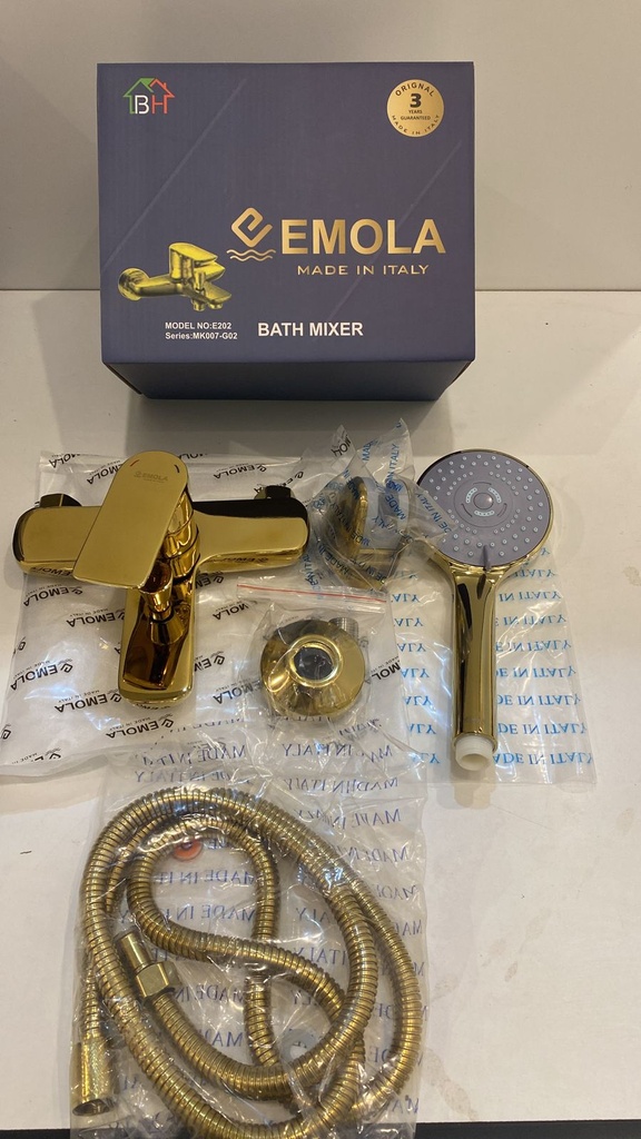 Emola Golden Bath Mixer Model E202-E202 خلاط دش ذهبي ايمولا