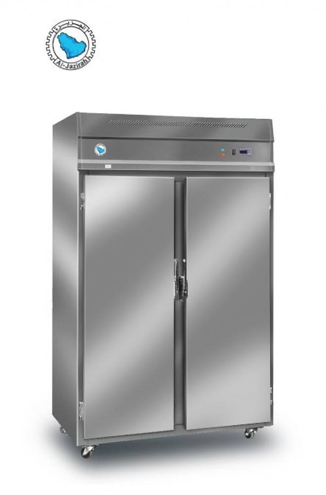 Aljazierah Showcase Refrigerator 45 Cu.ft Width 120 cm full steel-الجزيرة ثلاجة عرض 45 قدم عرض 120 سم ستيل كامل