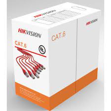 HIKVISION CAT-6 CABLE 305 METER PROFESSIONAL-ORANGE-هيكفيجن كيبل شبكة كات6 رول 305متر - كرتونة لون برتقالي