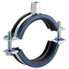 IBS Pipe Clamp with rubber size 4"