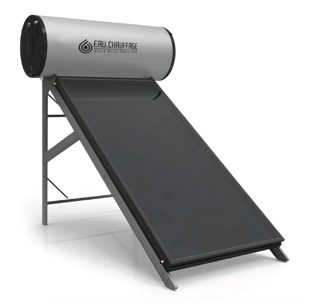 EAU-CHAUFFAGE Solar Water Heater size 150 L model ECS-150 سخان اوو شوفاج شمسي 150 لتر موديل