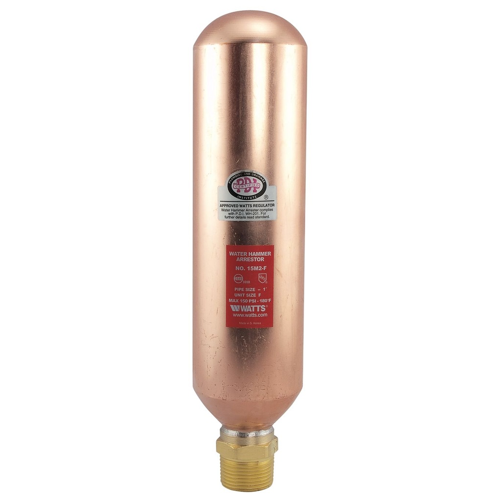  Watts Water Hammer Arrestor size 1/2” – Model LF15M2-A
