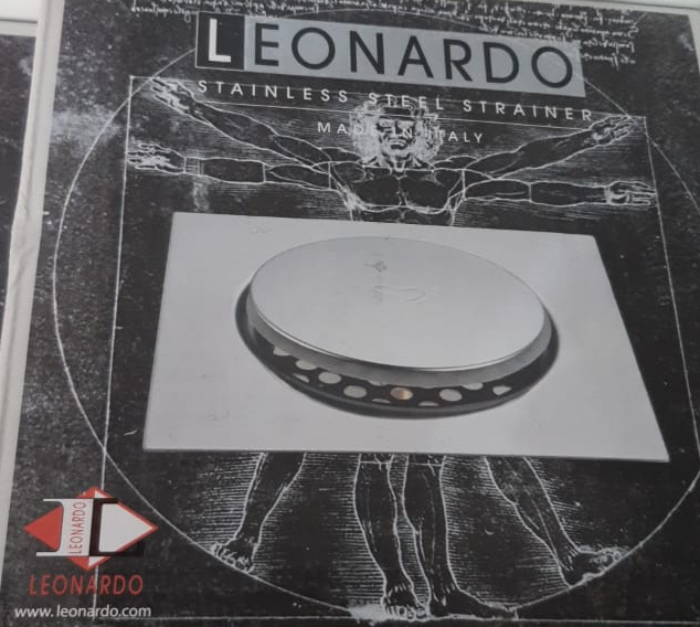  Leonardo Stainless Steel Strainer Normal Size 15 x 15 mm - Leonardo صفاية عادي ايطالي مقاس 15*15