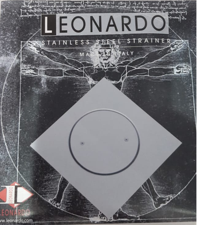  Leonardo Stainless Steel Strainer Clean Size 15 x 15 mm  - Leonardo صفاية كلين ايطالي مقاس 15*15