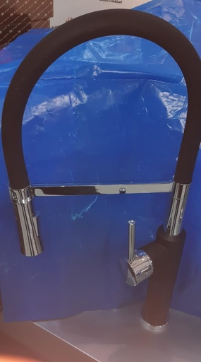 [2154] Veniece Sink Mixer Model B 11- 03-B 11- 03 خلاط مجلى فينيسا واقف طويل اسود ايطالي موديل 