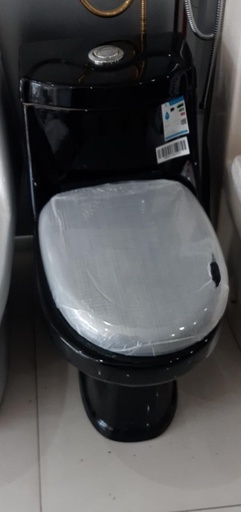 [605] EW Toilet Chair Black color S-S كرسي افرنجي اسود