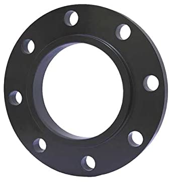 [48] 6" inch  black steel flange with 8 holes-فلنجة حديد أسود بسن ناعم 6"بوصة 8ثقوب