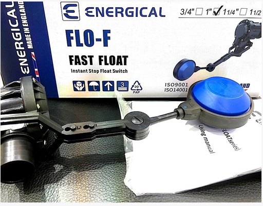 [802] Energical Float Switch 1 " for Air Tank English-عوامة خزان للهواء 1" انكليزي Energical