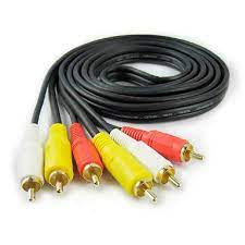 [AV1-5M] High Quality Composite RCA Video and Audio Cable-كيبل فيديو اوديو